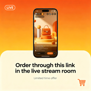 order through this link in the live stream room